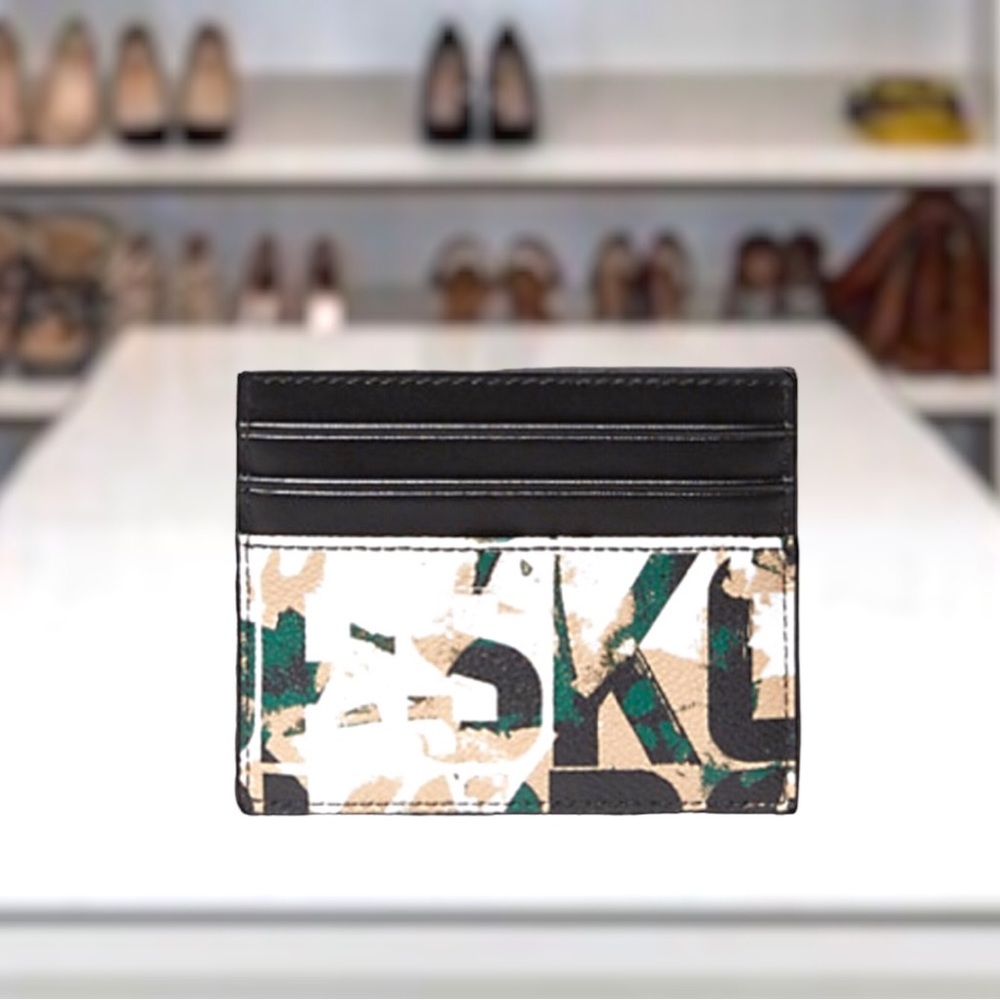 Michael Kors Cooper Graphic Logo Tall Card Case